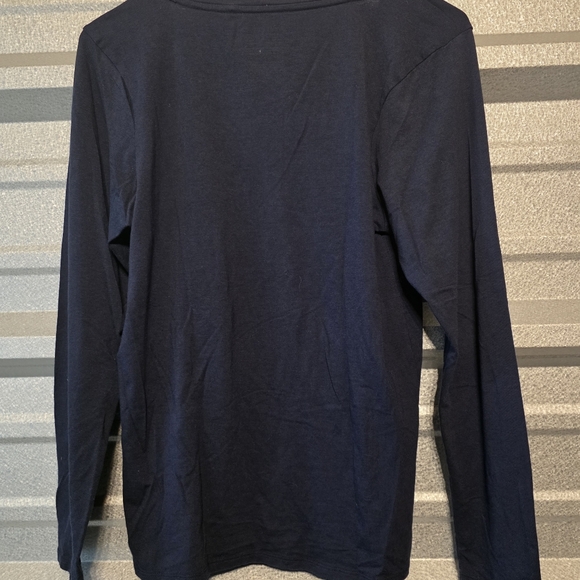 Lucky Brand Dark Blue Long Sleeve Top - Picture 3 of 3